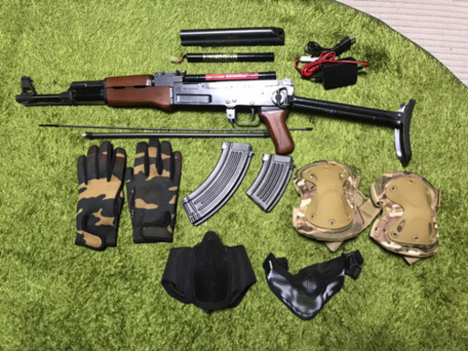 東京マルイAK47Sスタンダード電動ガン オマケ付き サバゲースターターキット