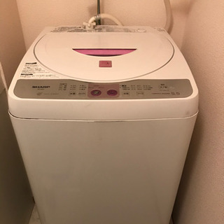 シャープ　洗濯機　5.5kg