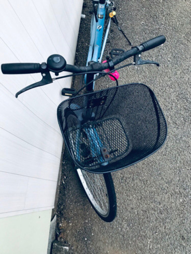 ①344番 26インチ✨青色自転車‼️ 