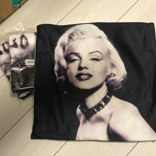 未使用マリリン・モンロー、クッションカバー2枚の画像