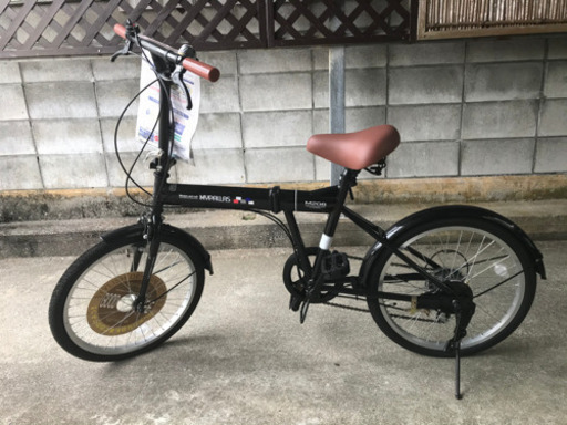 新品未使用品 折りたたみ自転車 6段変速