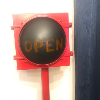 本物信号機OPENサイン