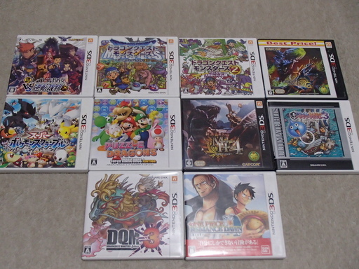 ニンテンドー3DS フレアレッド ソフト10本セット