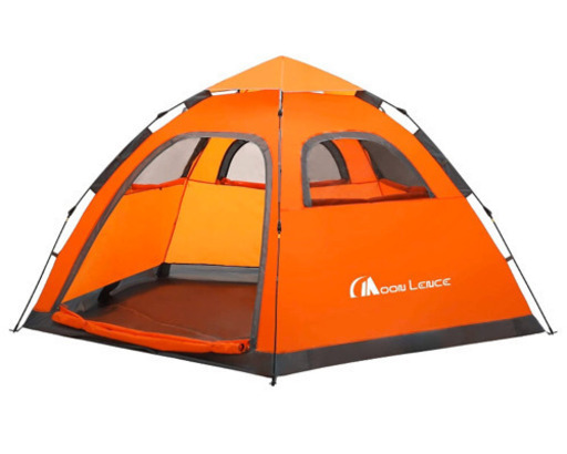 【新品未開封品】テント 4-5人用 ワンタッチテント　オレンジ