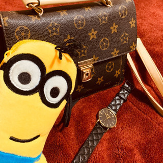 【決まりました！】3点(minionポーチ・セカンドバッグ・腕時...