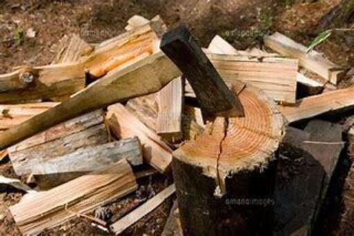薪割体験　期間限定（1日1家族様限り+ペットもOKしかも薪、持ち帰りOK）