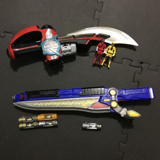 仮面ライダー　変身ベルト　戦隊シリーズ　バンダイ　おもちゃまとめて６点の画像