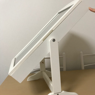 お値下げ！【未使用】アクセサリー収納卓上ミラーの画像