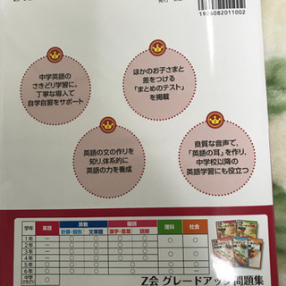 Z会グレードアップ問題集 英語 さきどり 先取りの画像
