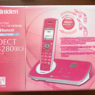 ユニデン　DECT方式コードレス留守番電話機　DECT3280 Bluetooth  の画像