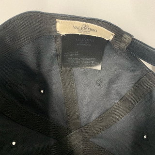 VALENTINO キャップ 帽子 黒 お売りします。の画像