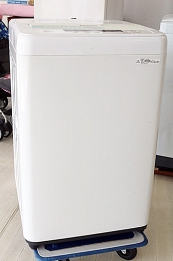 パナソニック　全自動洗濯機　NA-TF5920H　2013年製　洗濯・脱水容量：5.0kg　幅562mm × 奥行き572mm × 高さ880mm　コース：おまかせ、すすぎ1回、香りしっかり、お急ぎ、毛布、手洗い、槽カビ予防、槽洗浄　送風乾燥　ステンレス槽