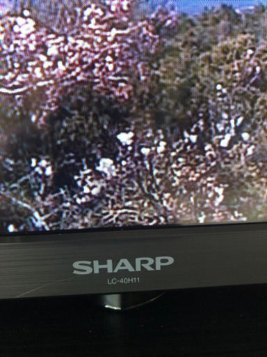 取引交渉中　シャープ40型テレビ