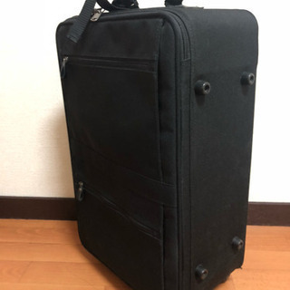無印良品 ソフトキャリーケース 約58×38×23.5cm 黒 ...