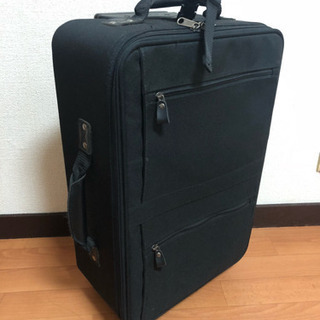 無印良品 ソフトキャリーケース 約58×38×23.5cm 黒 MUJI 差し上げますの画像