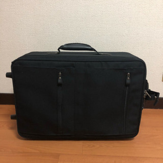 無印良品 ソフトキャリーケース 約58×38×23.5cm 黒 MUJI 差し上げますの画像