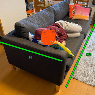 IKEA ソファーベッド(大きいです！).の画像