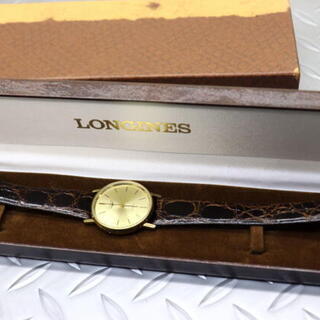 LONGINES QUARTZ ロンジン ゴールドカラー クォーツ メンズ腕時計