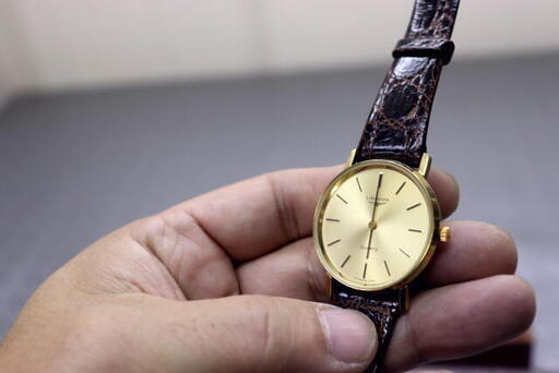 LONGINES QUARTZ ロンジン ゴールドカラー クォーツ メンズ腕時計