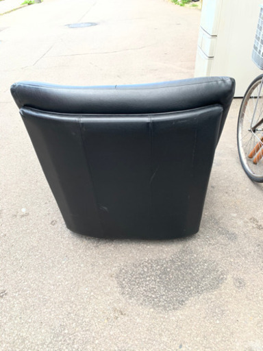 本革　回転式1人用ソファ