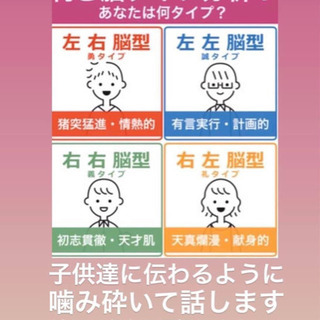 ★親子向け★脳のタイプで性格がわかっちゃう⁉︎あなたは何タイプかな？ - 名古屋市