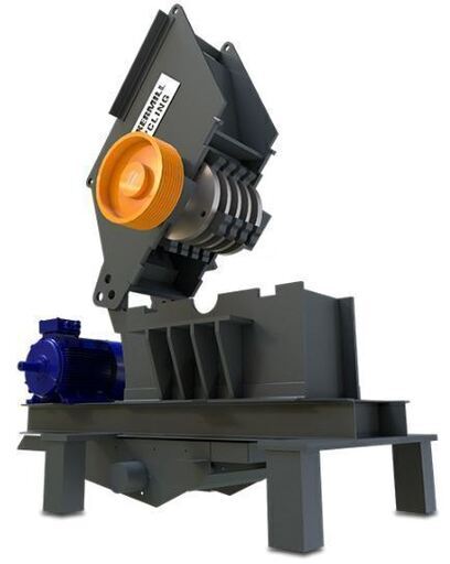 実働　新古品 2　モーター破砕機（黒モーター、電気モーター、ラジエーター等）