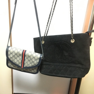 CHANEL スウェードバッグ＆GUCCI 斜めかけ　バッグ