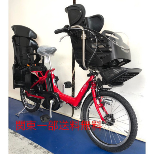 ブリヂストン アンジェリーノ　20インチ 3人乗り 8.7ah 高年式　電動自転車　電動アシスト