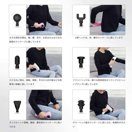 【新品未使用】マッサージガン