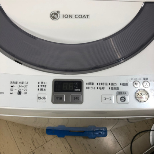 シャープ 5.5kg洗濯機 ES-GE55N-S 2013年製