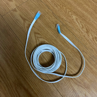 LANケーブル　CAT5E 高速フラットケーブル4m50cm