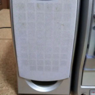 MD CD コンポ　aiwa スピーカー付　リモコン付の画像