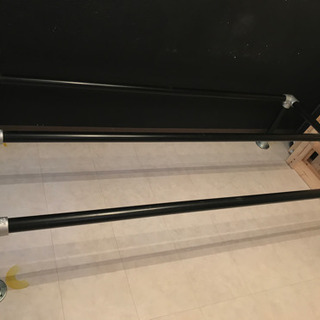 DIY シングルベッド に使っていた　鉄　パイプの画像