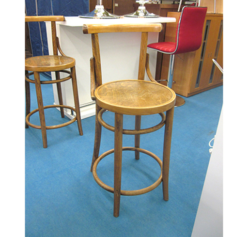 ヴィンテージ【IDEE カウンターチェア ベントウッド】座面高60cm デザイナーズチェア 曲木 曲げ木 ベントウッドチェア ハイチェア シャビー 東欧風 イデー 札幌 本郷通店