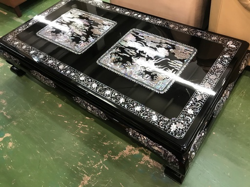 螺鈿細工座卓