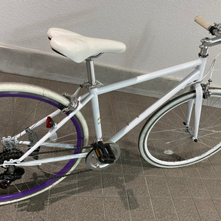 新品＊クロスバイク 自転車 マウンテン ロード アウトドア ホワイトR1843 新品＊クロスバイク 自転車 マウンテン ロード アウトドア ホワイトR1843