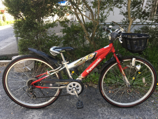 104.ジュニアマウンテンバイク26インチ（Panasonic、アルミフレーム）