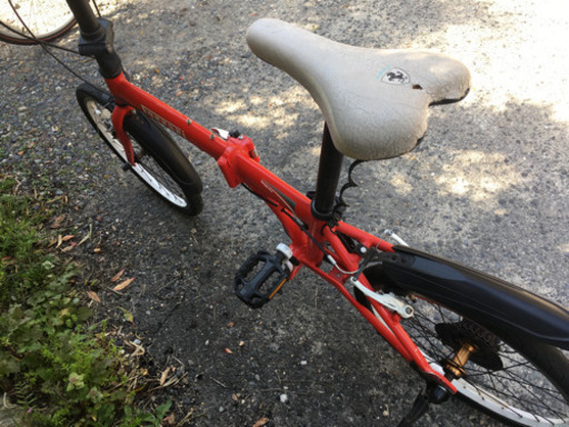 折りたたみ自転車20インチ（Ｆｅｒｒａｒｉ、７段変速）