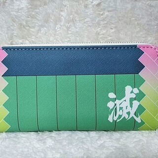 ★★美品!!「鬼滅の刃」 鬼退治財布・檜垣模様・甘露寺蜜璃ちゃん...