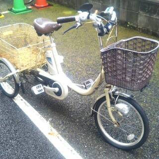 ☆超希少！　３０００円！　電動アシスト自転車（三輪）！　パナソニ...