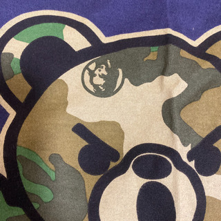 ヒステリックグラマー　カモフラTシャツ　ファックベアの画像