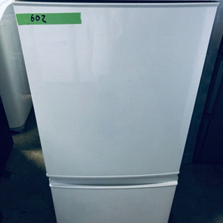 高年式☺️602番 SHARP✨ノンフロン冷凍冷蔵庫✨SJ-D14B-W‼️