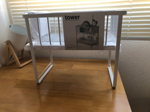 tower ツーウェイ水切りワイヤーバスケット2段 タワー