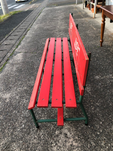 コカコーラ　レトロベンチ　アンティーク 屋外屋内ベンチ