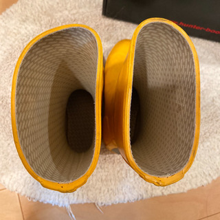 HUNTER レインブーツ  イエローの画像