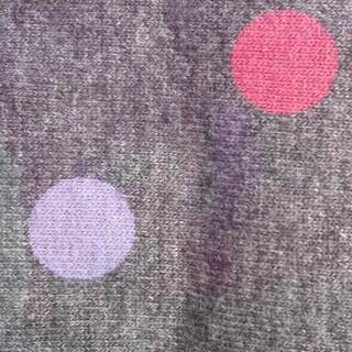 ２足セット　UNIQLO　kids　ユニクロ　キッズ　7分丈　L　レギンス　ドット　カラフル　顔　靴下　ボーダーの画像