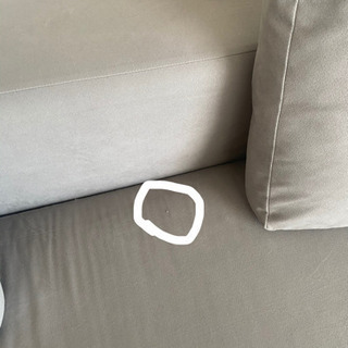 NOYES 3人掛けソファ(オットマン付き)半年程使用の画像