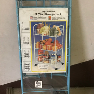【無料】3段カートキャスター付き、譲り先が決まりました。