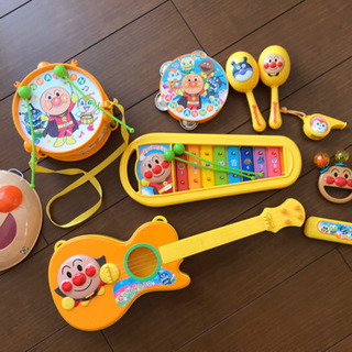 アンパンマン　楽器　9点セット　お面付き