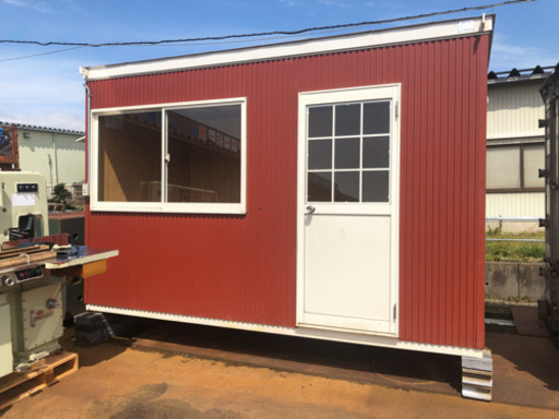 【美品】★お洒落なスーパーハウス★簡易住居★事務所★子供部屋★屋外プレハブ物置★